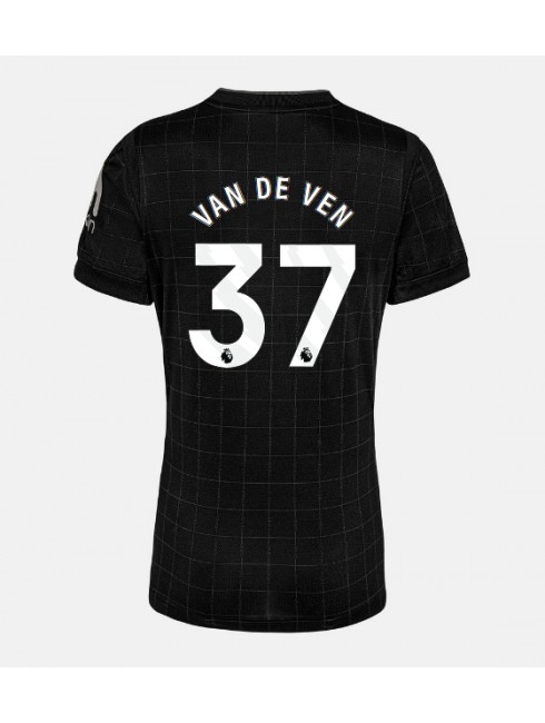 Billige Tottenham Hotspur Micky van de Ven #37 Bortedrakt Dame 2025-26 Kortermet Billige Tottenham Hotspur Micky van de Ven #37 Bortedrakt Dame 2025-26 Kortermet